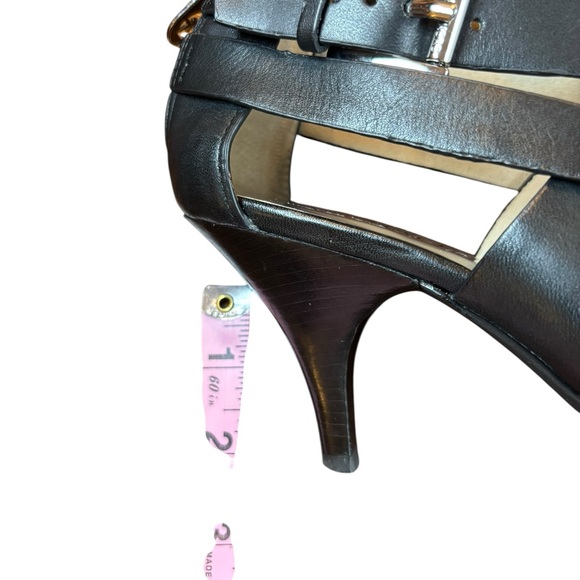 Michael Kors Black Strappy Heels Size 8 - Picture 7 of 8